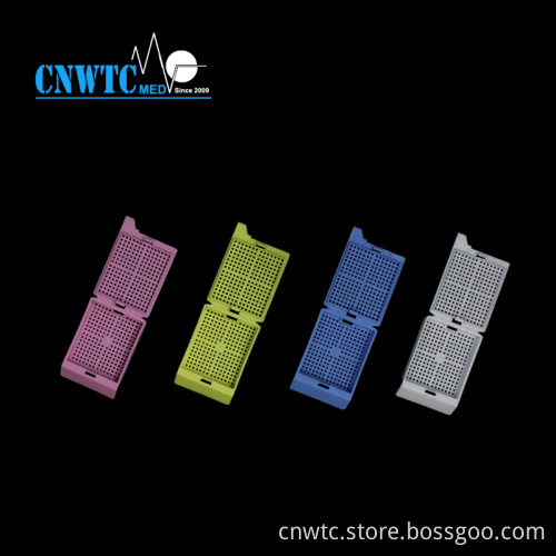 Lab Supplies: Square Embedding Cassette for Plastic Pathology Biopsy Specimens
